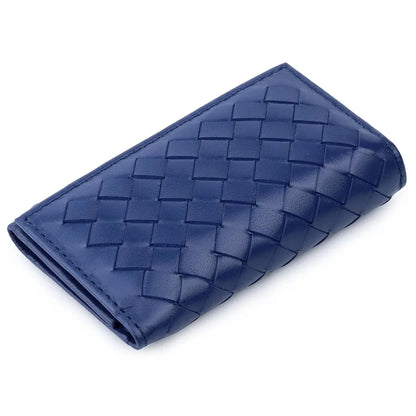 Leather Woven High-quality Sheepskin Multi-functional Simple Portable Unisex Key Buckle Bag for Men and Women