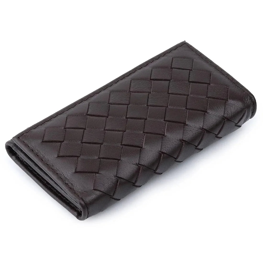Leather Woven High-quality Sheepskin Multi-functional Simple Portable Unisex Key Buckle Bag for Men and Women