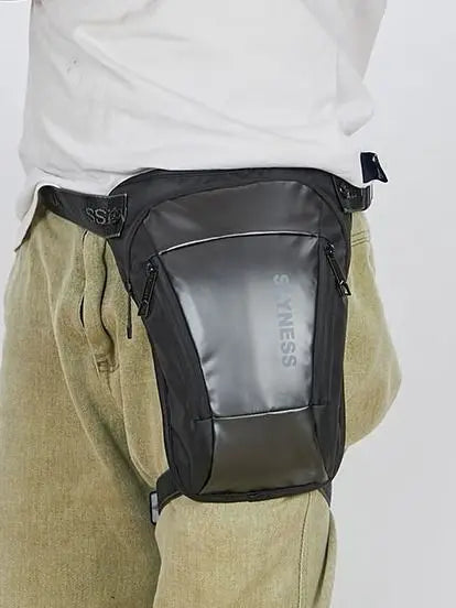 Leg fanny pack for men Pack Rider Motorcycle Travel Waterproof Nylon Male Messenger Cross Body Thigh Hip Belt Bum Fanny Pack Bag