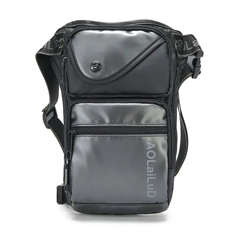Leg fanny pack for men Pack Rider Motorcycle Travel Waterproof Nylon Male Messenger Cross Body Thigh Hip Belt Bum Fanny Pack Bag