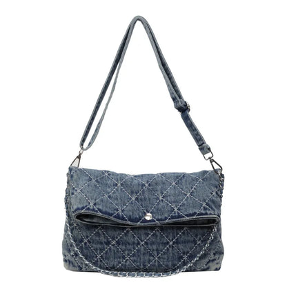 Leisure Cowboy Butot Women's 2024 Cross border New Lingge Chain Underarm Single Shoulder Crossbody Bag