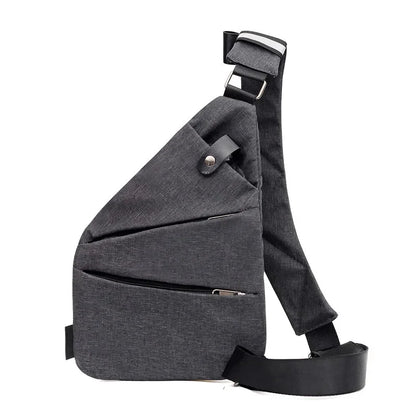 Leisure Men Travel Business Fino Burglarproof Shoulder Holster Anti Theft Security Strap Digital Storage Chest Bags