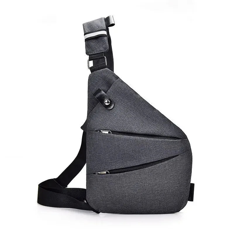 Leisure Men Travel Business Fino Burglarproof Shoulder Holster Anti Theft Security Strap Digital Storage Chest Bags