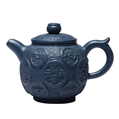 Lianzhong-Handmade Zisha Teapot, Yixing Handmade Pot, Kung-Fu Teaware, Purple Clay Drinkware for Puer, Green, Black, Chinese Tea