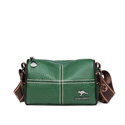 Lichee Pattern Genuine Leather Crossbody Bag For Women Luxury Handbag High Quality Shoulder bags Ladies Messenger Bag Sac a Main