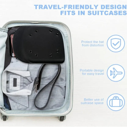 Lids Cap Luggage Container, Durable Storage for Baseball Caps, Hat Organizer Holder, Hat Travel Case, Carrier
