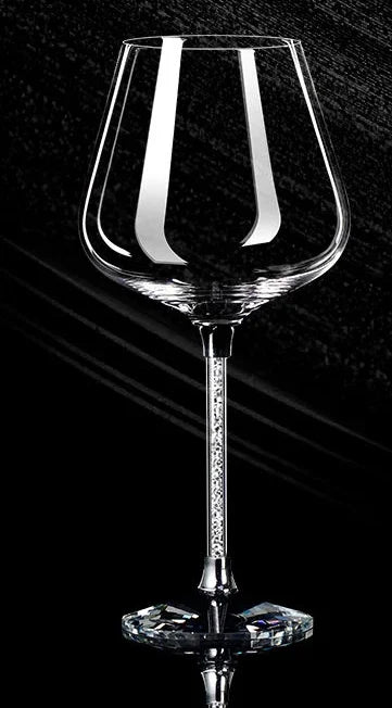 Light Luxury High-end Crystal Cup Red Wine Glass Set Tall Glass Party Wine Glass Glasses Drinking Glasses for Champagne Flute