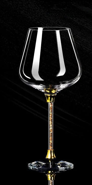 Light Luxury High-end Crystal Cup Red Wine Glass Set Tall Glass Party Wine Glass Glasses Drinking Glasses for Champagne Flute