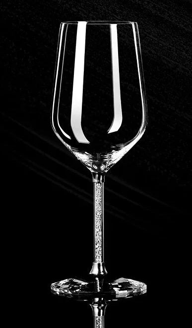 Light Luxury High-end Crystal Cup Red Wine Glass Set Tall Glass Party Wine Glass Glasses Drinking Glasses for Champagne Flute