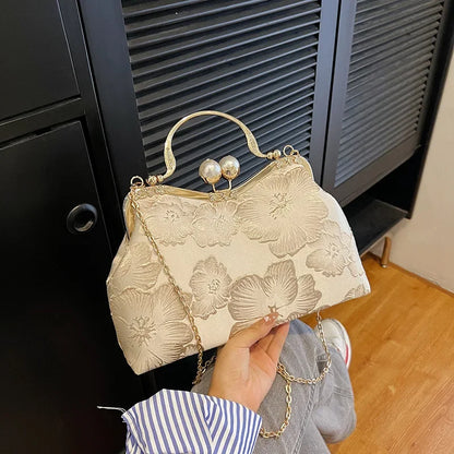 Light Luxury Shell Bag 2024 Summer New Handbag Literary Chain Shoulder Crossbody Bag  Women Handbags  Luxury Designer Handbag