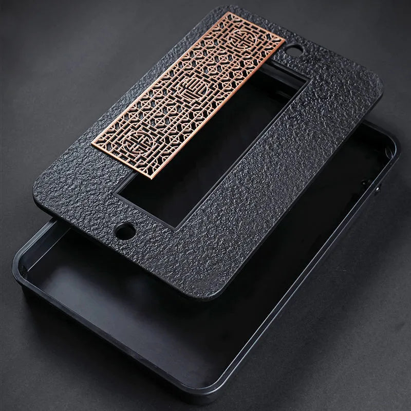 Light Luxury Tea Table Tray High Quality Chinese Tea Tray Tea Set Board Drainage Water Storage Tea Board