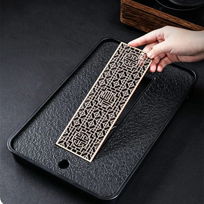 Light Luxury Tea Table Tray High Quality Chinese Tea Tray Tea Set Board Drainage Water Storage Tea Board