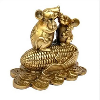 Light absorbing property in copper money and property belong to wishful longevity in those lucky pika ornaments