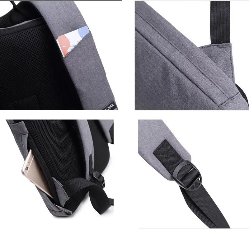 Lightweight Laptop Backpack 14 Inch Waterproof Laptop Bag Woman Stylish 15 Inches Business Men's Small Blackpack  Free Shipping