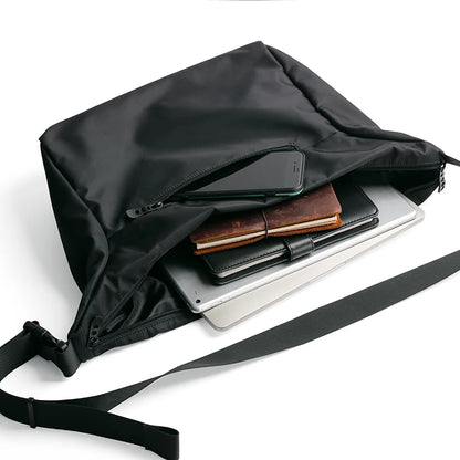 Lightweight Men's Crossbody 12inch IPad Oxford Waterproof Leisure Zip 2024 All-match Messenger Bag For Travel Boy Sports Bag