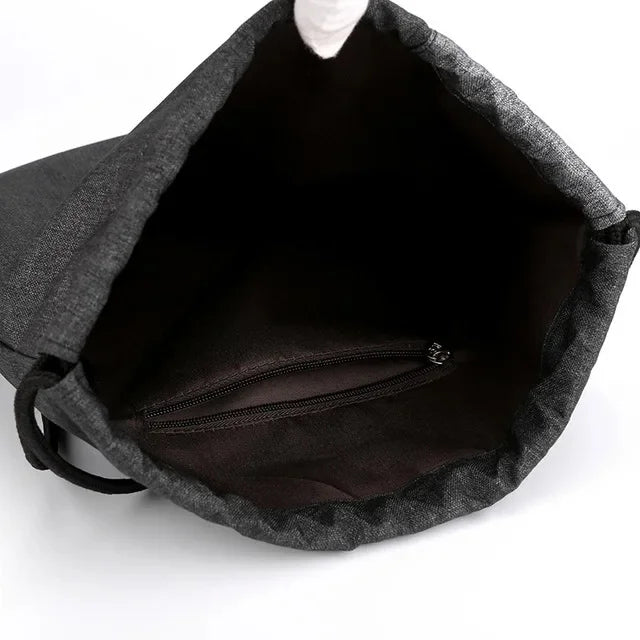 Lightweight Packable Fashion Casual Unisex Bundle Rope Sport Backpack School Travel Beach Bags For Men Women