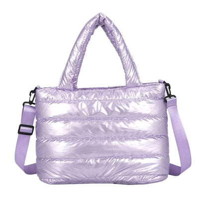 Lightweight Quilted Tote Bag Stylish and Versatile Shoulder Bags Handbag with Down Cotton Padding