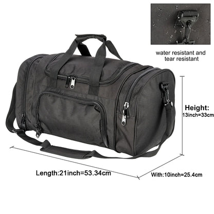 Lightweight Sports Travel Duffel Bag for Men and Women  carry-on luggage Gym Bag with Shoes Compartment for Women & Men