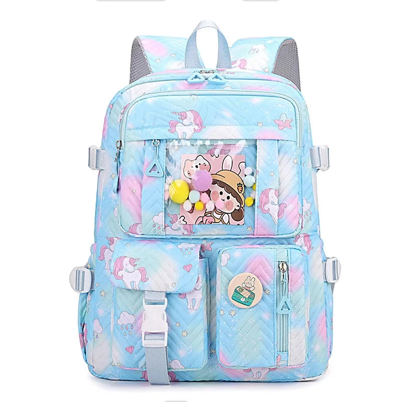 Lightweight and Large Capacity Splash Proof Backpack Anti Theft Travel Back Pack Large Bookbags for Teens Girls Teenage Students