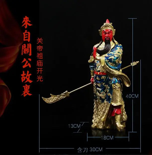 Limited Edition--TOP Company home business efficacious Mascot-Money Drawing fortune God RED GUAN GONG Guandi FENG SHUI statue