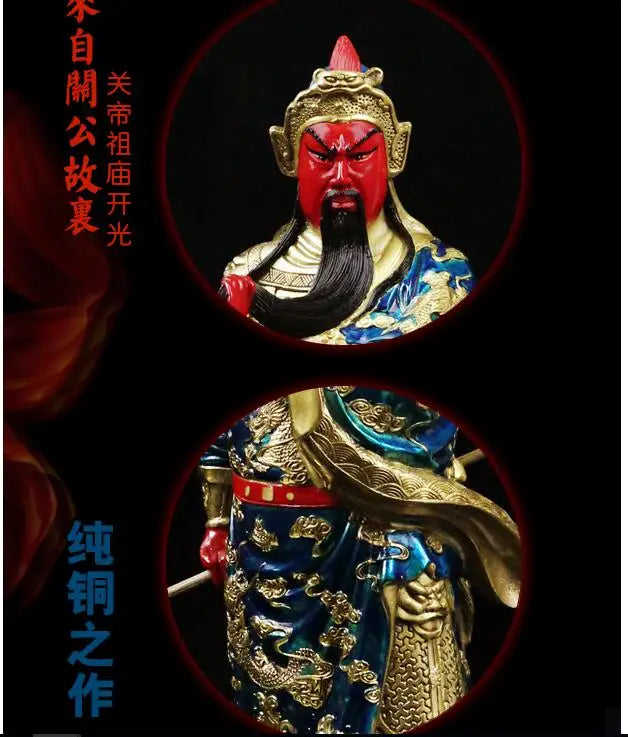 Limited Edition--TOP Company home business efficacious Mascot-Money Drawing fortune God RED GUAN GONG Guandi FENG SHUI statue