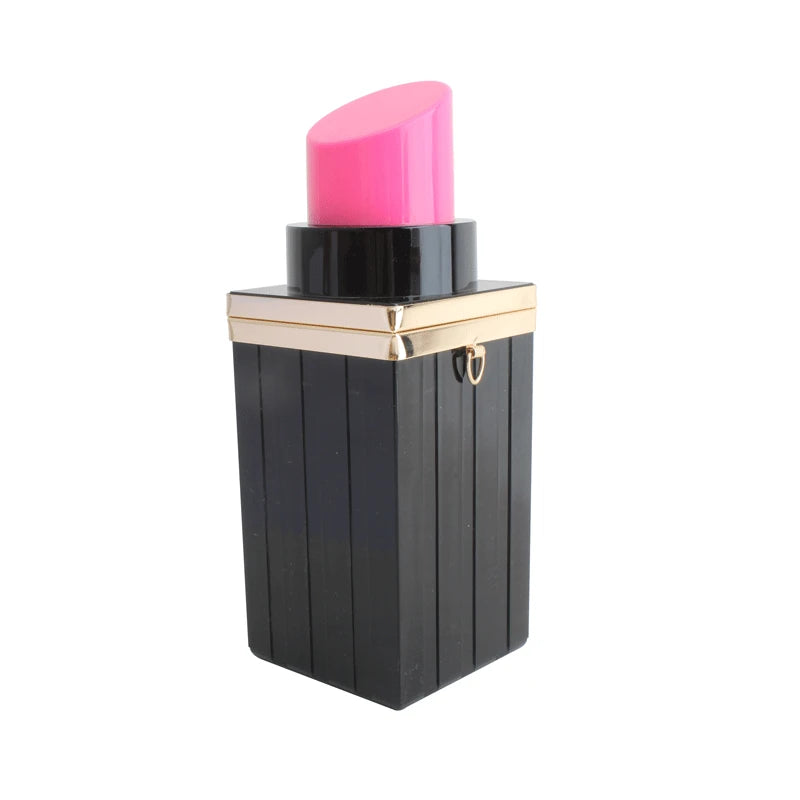 Lipstick Shape Designer Acrylie Wedding Party clutch purse evening bags clutches Women Shoulder Crossbody Bag for women Purses