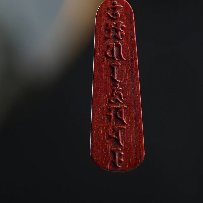 Lobular Rosewood 5cm Wood Sculpture Buddha Wooden sign Pendant Car Hanging Wall Decoration Office Decoration Home Décor