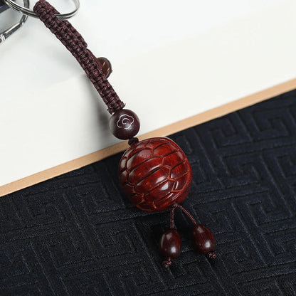 Lobular Rosewood  Real Wood Animal Sculpture Collection Bag Pendant Wood Statue Collection Rich Feng Shui Mascot Lucky deduction