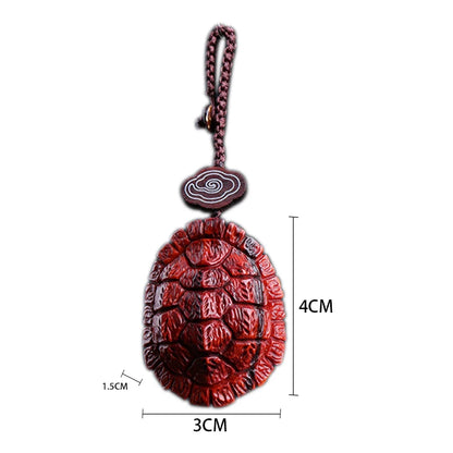 Lobular Rosewood  Real Wood Animal Sculpture Collection Bag Pendant Wood Statue Collection Rich Feng Shui Mascot Lucky deduction