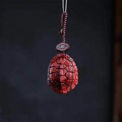 Lobular Rosewood  Real Wood Animal Sculpture Collection Bag Pendant Wood Statue Collection Rich Feng Shui Mascot Lucky deduction