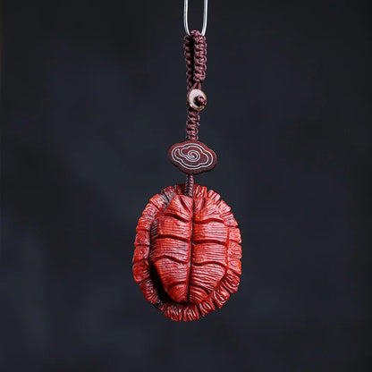 Lobular Rosewood  Real Wood Animal Sculpture Collection Bag Pendant Wood Statue Collection Rich Feng Shui Mascot Lucky deduction