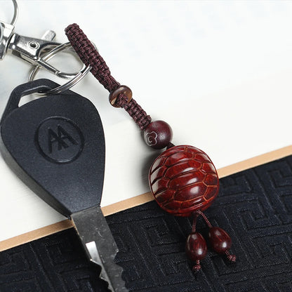 Lobular Rosewood  Real Wood Animal Sculpture Collection Bag Pendant Wood Statue Collection Rich Feng Shui Mascot Lucky deduction