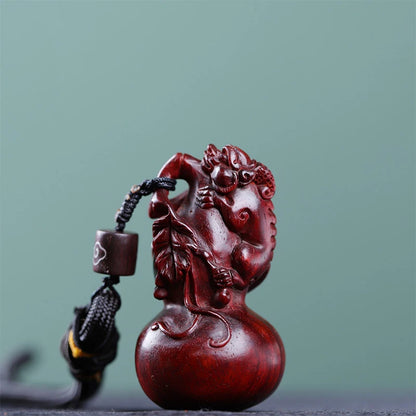 Lobular Rosewood Real Wood Wood Sculpture Brave Troops Feng Shui Traditional Chinese Home Décor Collection Rich Wood Statue Coll