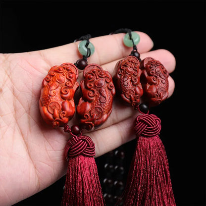 Lobular Rosewood Real Wood Wood Sculpture Brave Troops Feng Shui Traditional Chinese Home Décor Collection Rich Wood Statue