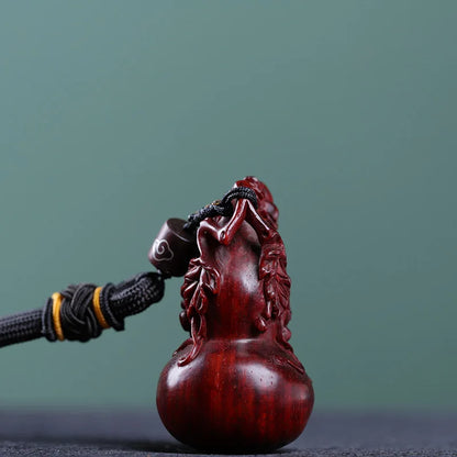 Lobular Rosewood Real Wood Wood Sculpture Brave Troops Feng Shui Traditional Chinese Home Décor Collection Rich Wood Statue Coll