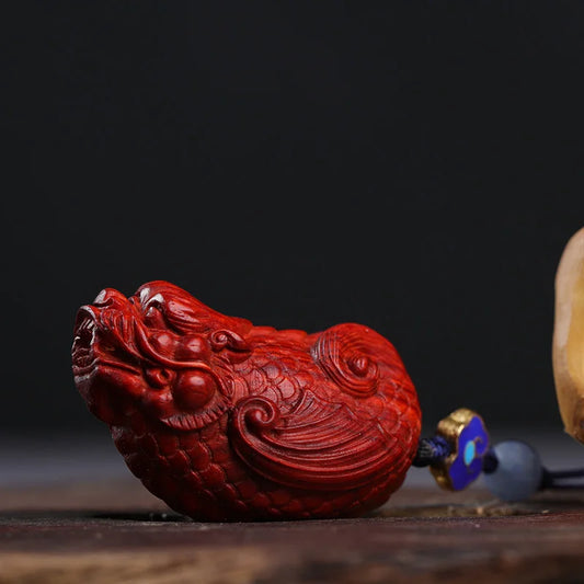 Lobular Rosewood Real Wood Wood Sculpture Mascot Traditional Chinese Lucky Feng Shui Wood Statue Animal Sculpture Collection myt