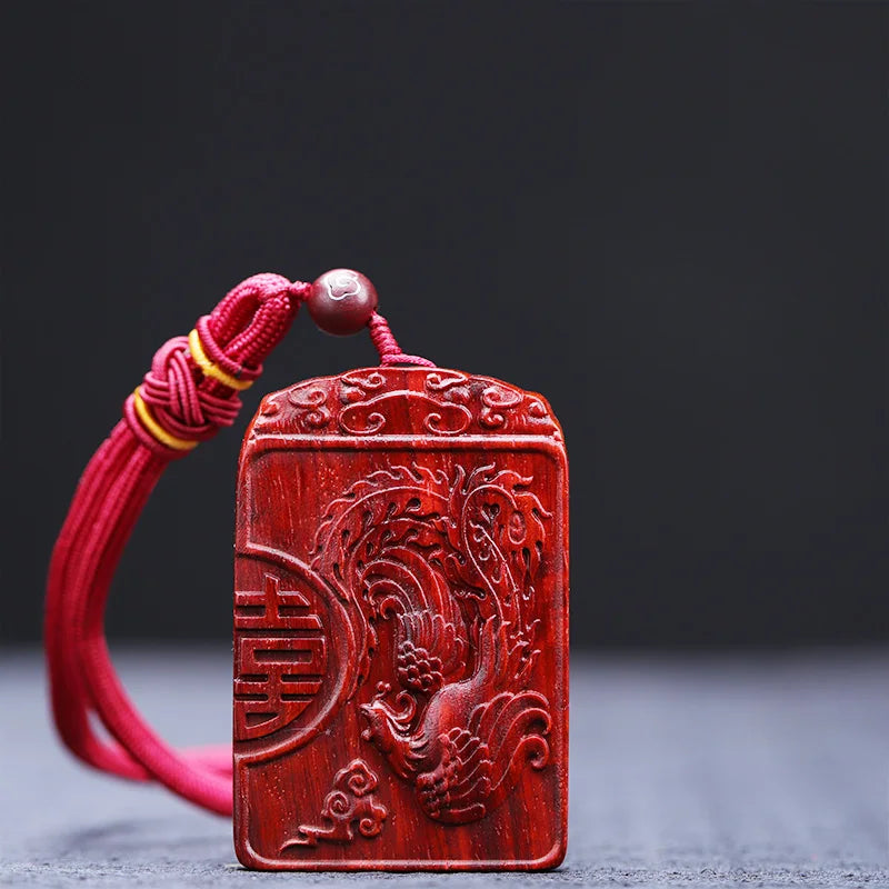 Lobular Rosewood Wood Statue Wooden Collection Rich Ruyi  Wood Sculpture Lucky deduction Collection Rich Bag Pendant