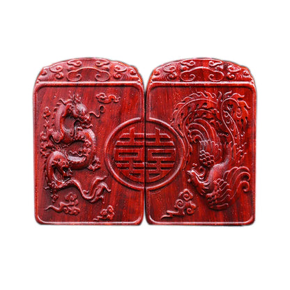 Lobular Rosewood Wood Statue Wooden Collection Rich Ruyi  Wood Sculpture Lucky deduction Collection Rich Bag Pendant