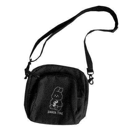 Lolita Girl Handbag Corduroy Shoulder Crossbody Bag Bear Messenger Bag Daughter