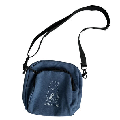 Lolita Girl Handbag Corduroy Shoulder Crossbody Bag Bear Messenger Bag Daughter