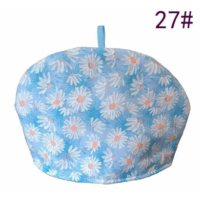 London Pottery Teapot Tea cosy White Wool Knit Cover kettle fabric cover Cute tea cozy Decoration Gifts One-piece Sweater Cover