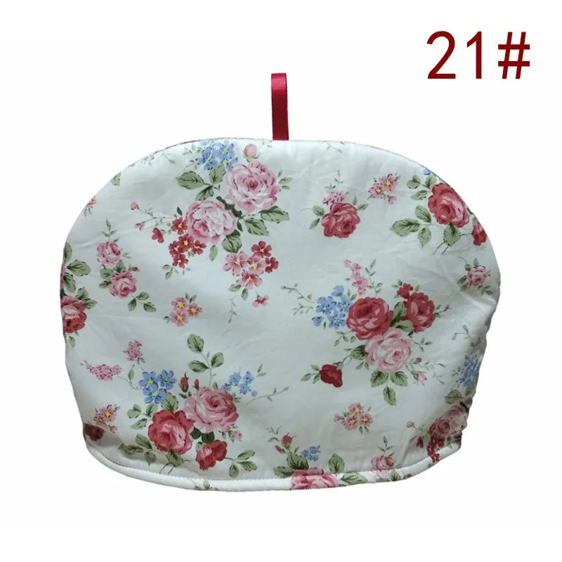 London Pottery Teapot Tea cosy White Wool Knit Cover kettle fabric cover Cute tea cozy Decoration Gifts One-piece Sweater Cover