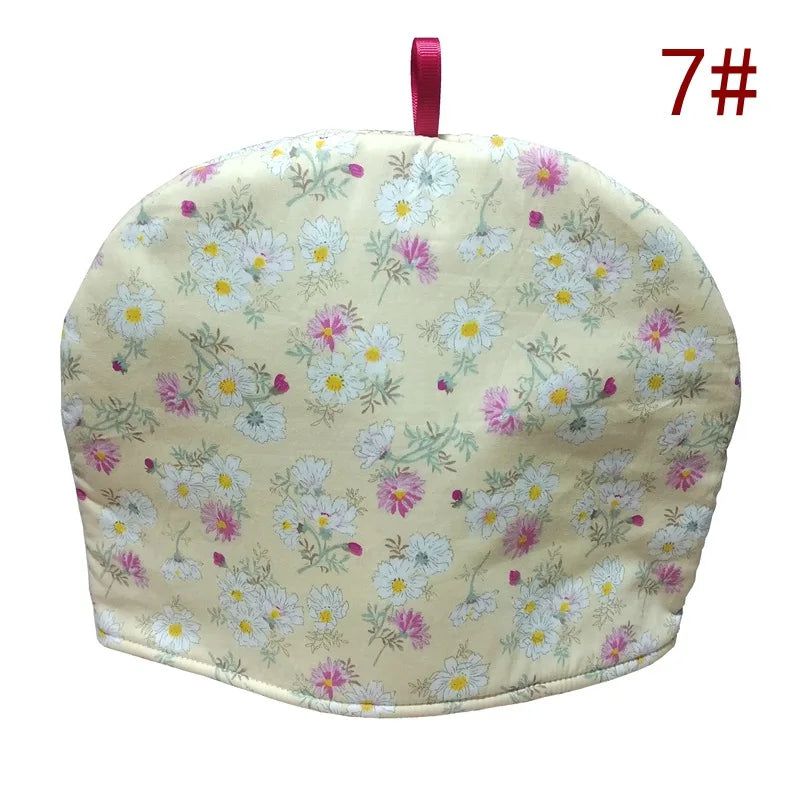 London Pottery Teapot Tea cosy White Wool Knit Cover kettle fabric cover Cute tea cozy Decoration Gifts One-piece Sweater Cover
