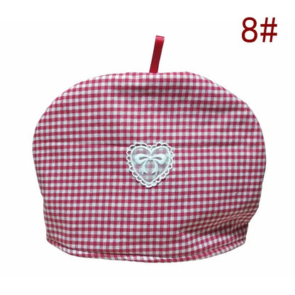 London Pottery Teapot Tea cosy White Wool Knit Cover kettle fabric cover Cute tea cozy Decoration Gifts One-piece Sweater Cover