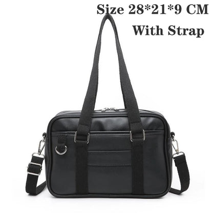 LoveLive Japanese Style Lolita School Student Bags JK Commuter Pu Leather Bag Bookbag Travel Messenger Bag Handbag