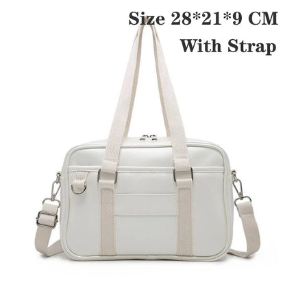 LoveLive Japanese Style Lolita School Student Bags JK Commuter Pu Leather Bag Bookbag Travel Messenger Bag Handbag