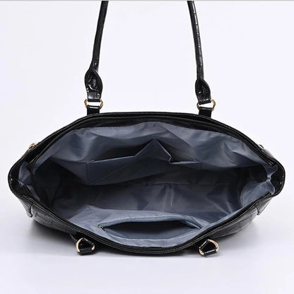 Lovely Gilrs Lolita Japanese HandBags Tote Female Crocodile Grain Transparent Layer High Capacity Ribbon Shoulder Bags Itabags
