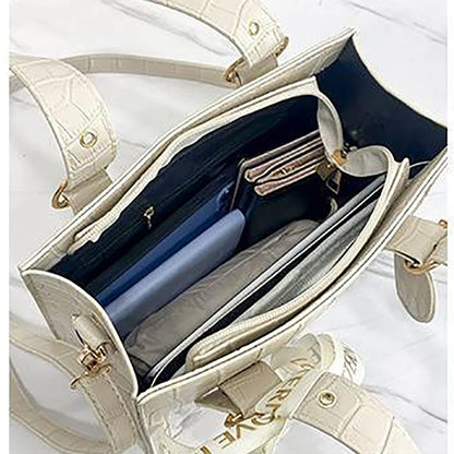 Lovely Gilrs Lolita Japanese HandBags Tote Female Cute Crocodile Grain Ribbon Heart Shaped Buckle Shoulder Bags Itabags