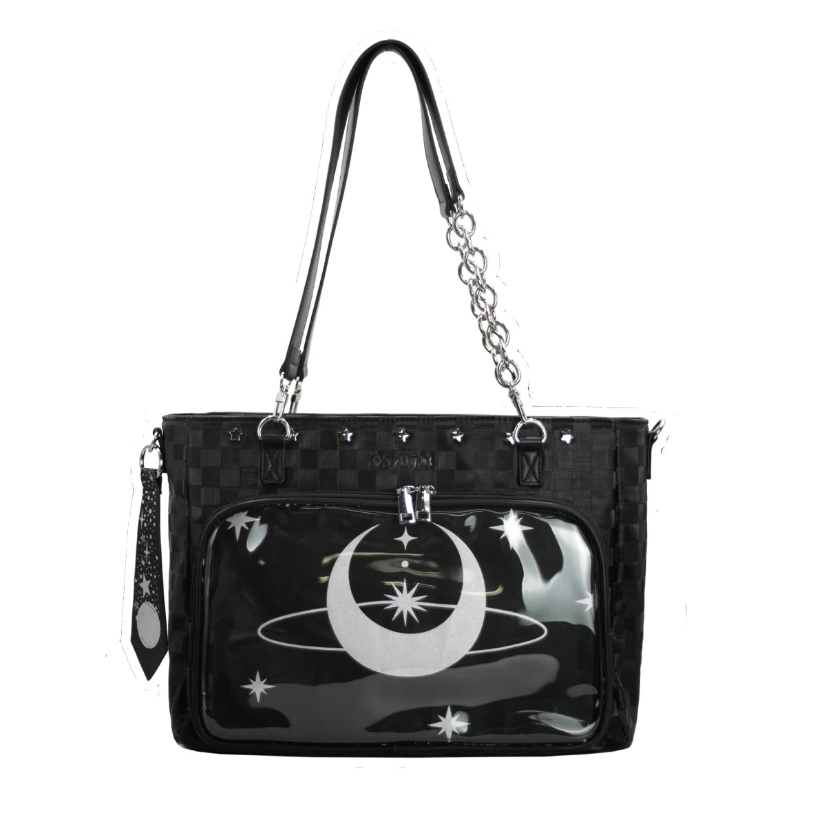 Lovely Gilrs Lolita Japanese HandBags Totes Female Cute Transparent Layer Checkerboard High Capacity Chain Shoulder Bags Itabags