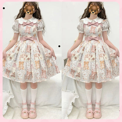 Lovely Girls Lolita Sweet Cat Bowknots Flat Shoes,Students School Cute Princess Mary Janes Big Head Antiskid Shoes